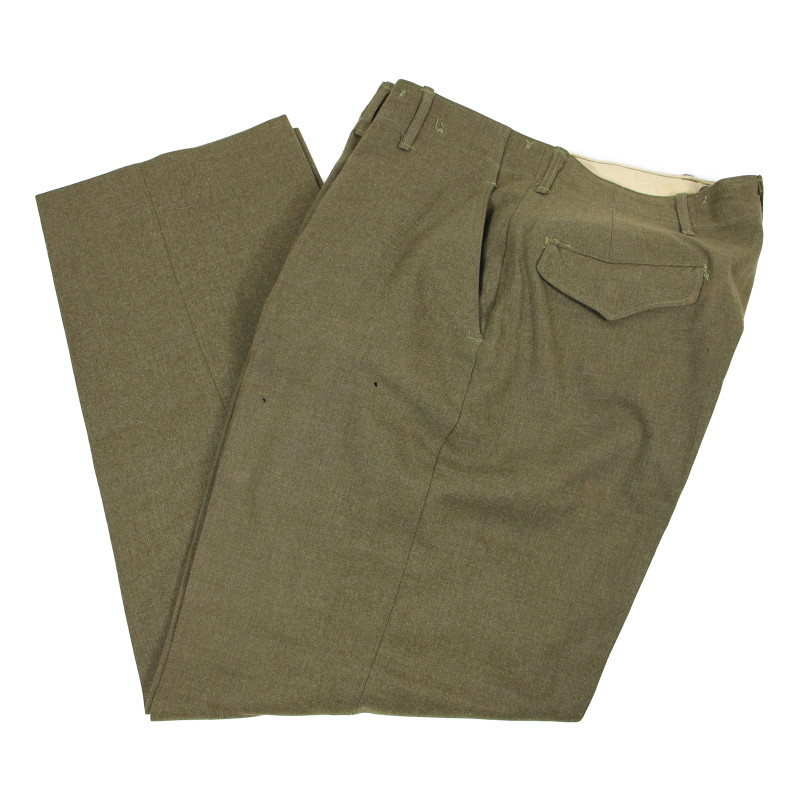 Trousers, Wool, Serge, Special, O.D., 36 x 33, 1944