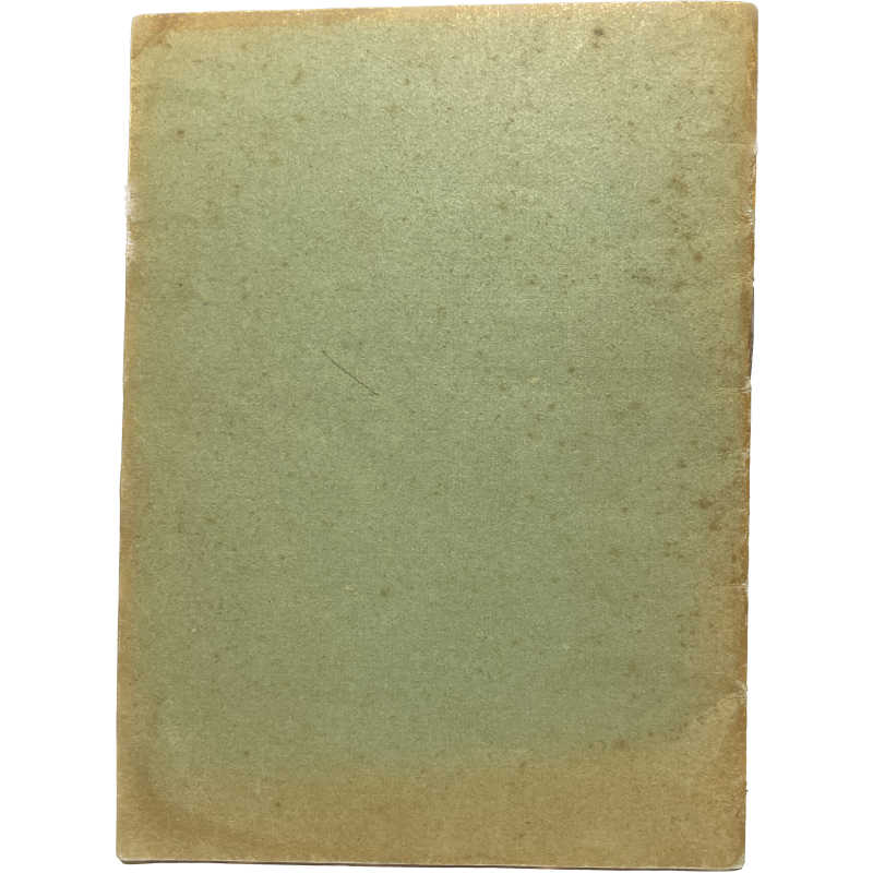 Booklet, German, Gas Wound, 1939, Normandy