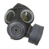Masque à gaz britannique, dans sa housse, 1943 - 1944