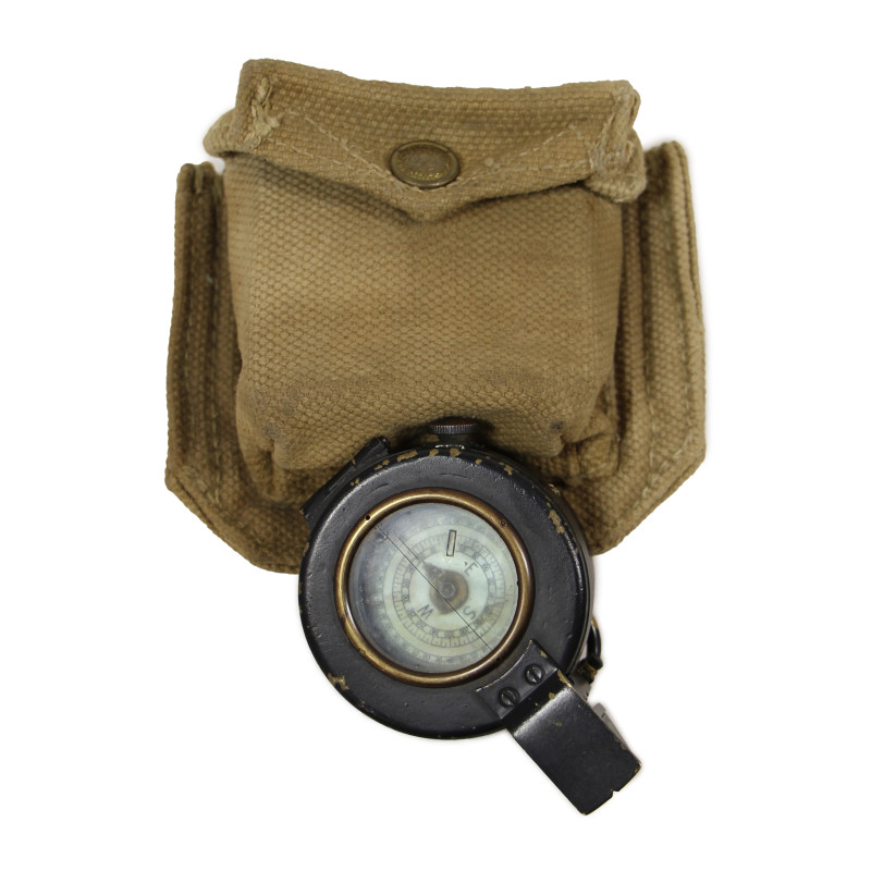 Boussole Mk III, britannique, dans sa pochette, /I\