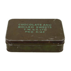 Tin, Chocolate & Boiled Sweets, British, May 1943