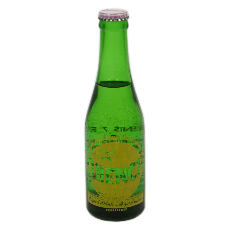 Bottle, Soda, QUENCH, full, 1945