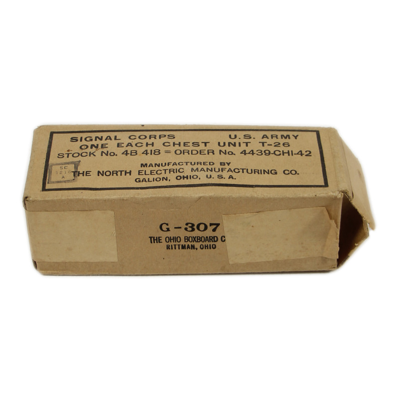 Microphone, T-26, Chest Set , US Army, in Box, 1942