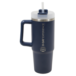 Insulated mug, Navy blue, D-Day Experience