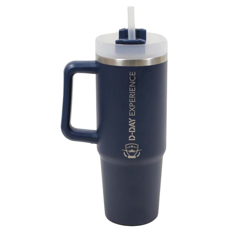 Insulated mug, Navy blue, D-Day Experience