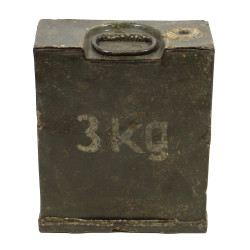 Emballage de TNT, Geballte Ladung 3 Kg, allemand, 1942, vide