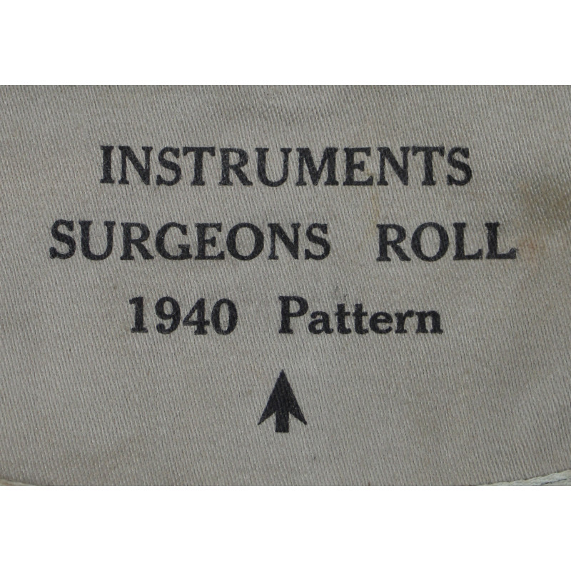 Roll, Surgical, British, Instruments, Surgeons, Roll, Pattern 1940 /I\, Empty