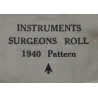 Roll, Surgical, British, Instruments, Surgeons, Roll, Pattern 1940 /I\, Empty