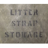Strap, Litter, Securing, C-47, "Bunk Strap", in its bag, 1942