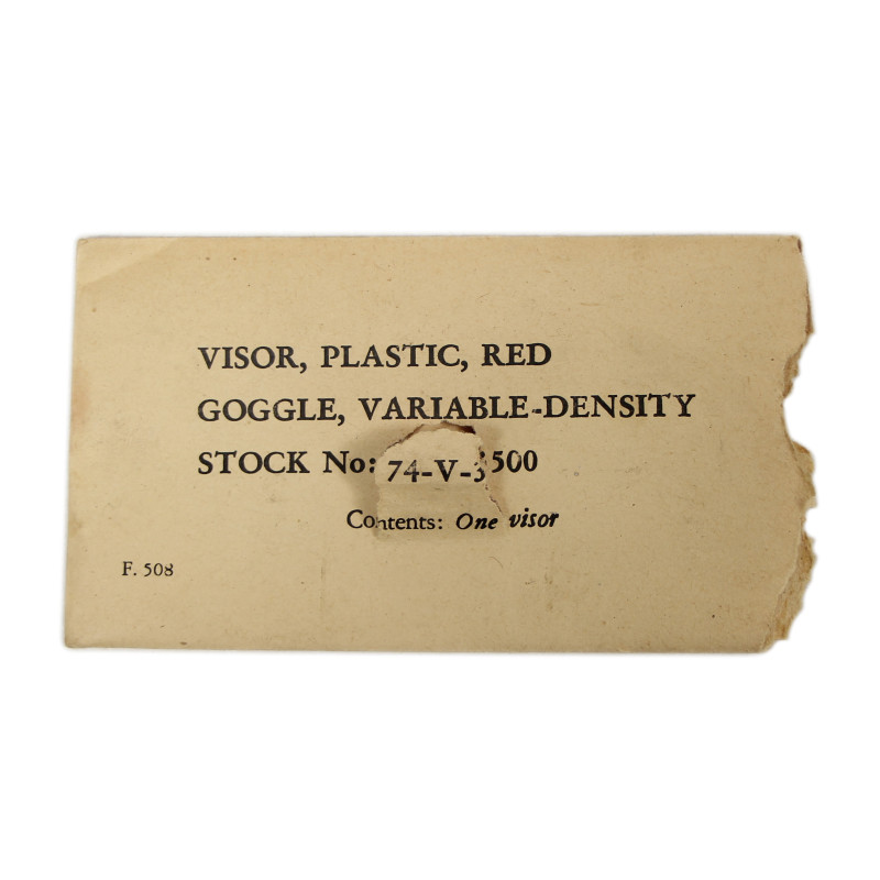 Goggles, Polaroid, Variable-Density