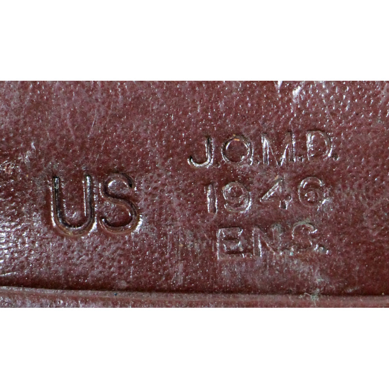 Pouch, First-Aid, Leather, J.Q.M.D., Military Police, with First-Aid Packet