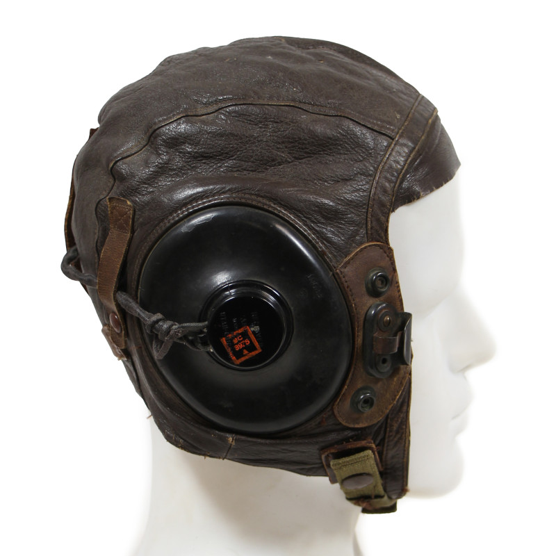 Helmet, Flying, Type A-11, Medium, with ANB-H-1 Receivers, USAAF