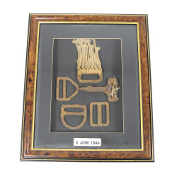 Boucles de harnais T-5, fouilles, Normandie