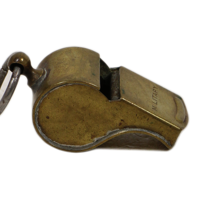 Sifflet en laiton, MILITARY, Made in U.S.A.