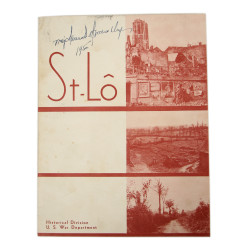 Livre historique, St-Lô, Historical Division U.S. War Department, 1947