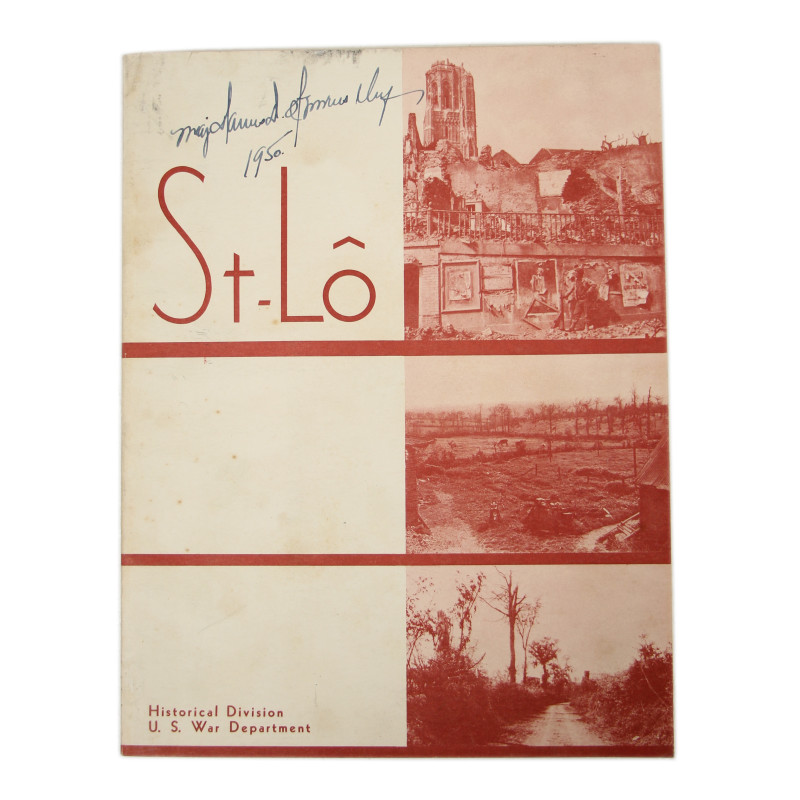 Livre historique, St-Lô, Historical Division U.S. War Department, 1947