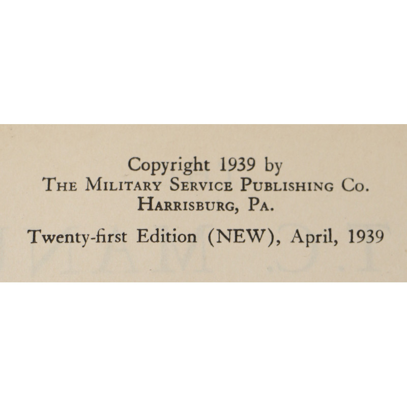 Manuel, The R.O.T.C. Infantry Manual, 1939