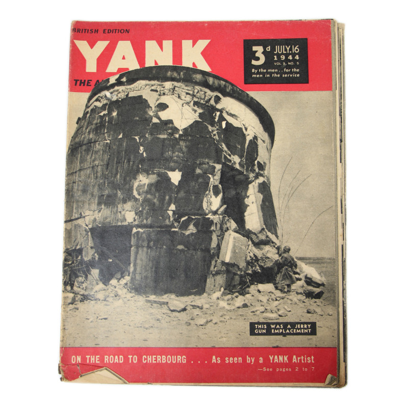 Magazine YANK, 16 juillet 1944, Cherbourg