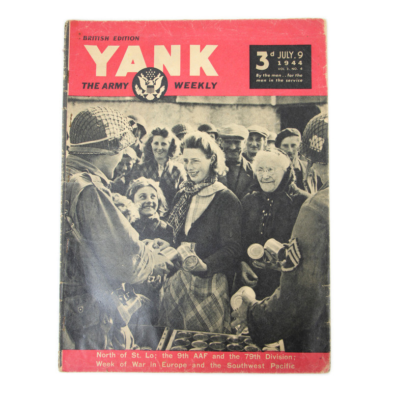 Magazine, YANK, July 9, 1944, Hiesville, 101st Airborne Division