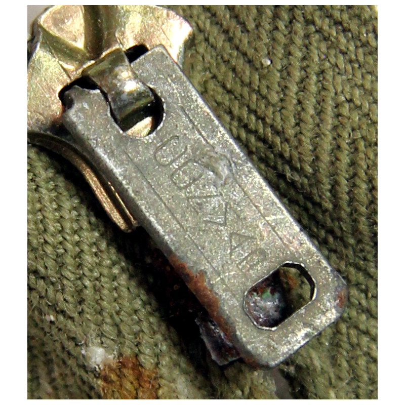 Paire de fermetures à glissière, CONMAR, veste de parachutiste M-1942