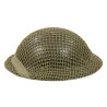 Helmet, Mk II, EB, British, 1941-1942, with Camouflage Net
