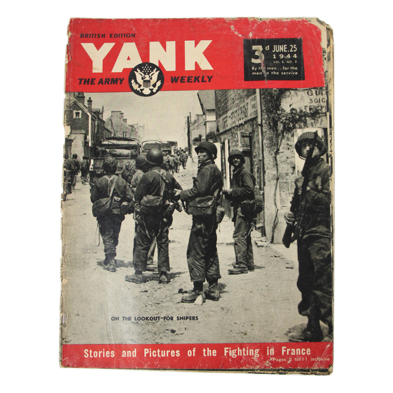 Magazine YANK, 25 juin 1944, Sainte-Mère-Eglise