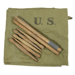Demi-toile de tente, 1er type, US Army, ERO MFG. CO. 1942