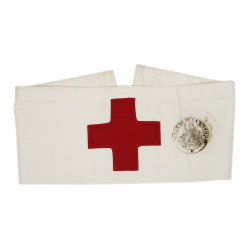 Armband, Medical, US Army, Markings, Geneva Convention and French War Ministry