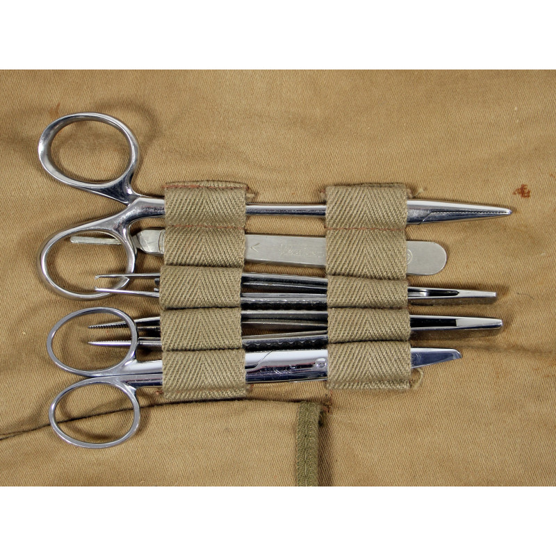 Roll, Surgical, British, Instruments, Regimental, Pannier /I\, complete