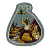 Insigne, 49th Anti-Aircraft Artillery Battalion, Omaha Beach, La Gleize, Feutre