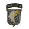 Patch, 101st Airborne Division, Type 5, White Tongue