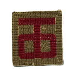 Patch, 90th Infantry Division, Embroidered