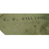 Bag, Canvas, 1st Lt. Woodrow Williams, Chemical Warfare Service