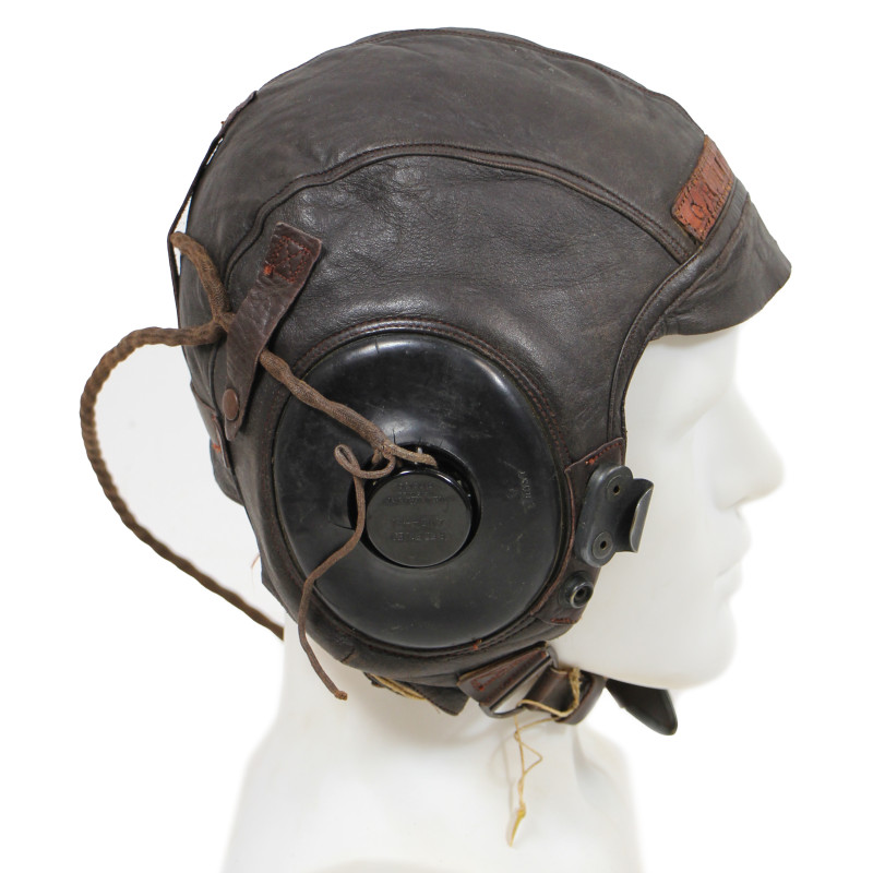 Bonnet de vol, Type A-11, 1st Lt. George Hutchison, 17th BS, 16th BG, 20th Air Force, USAAF, tué le 2 septembre 1945, Guam