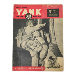 Magazine YANK, 2 juillet 1944, "Airborne Operations in France", Pvt. Joseph Gorenc, 506th PIR, 101st Airborne Division