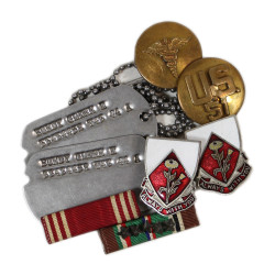 Grouping, T/5 Glenn Bundy, 51st Armored Medical Bn., 4th Armored Division, ETO