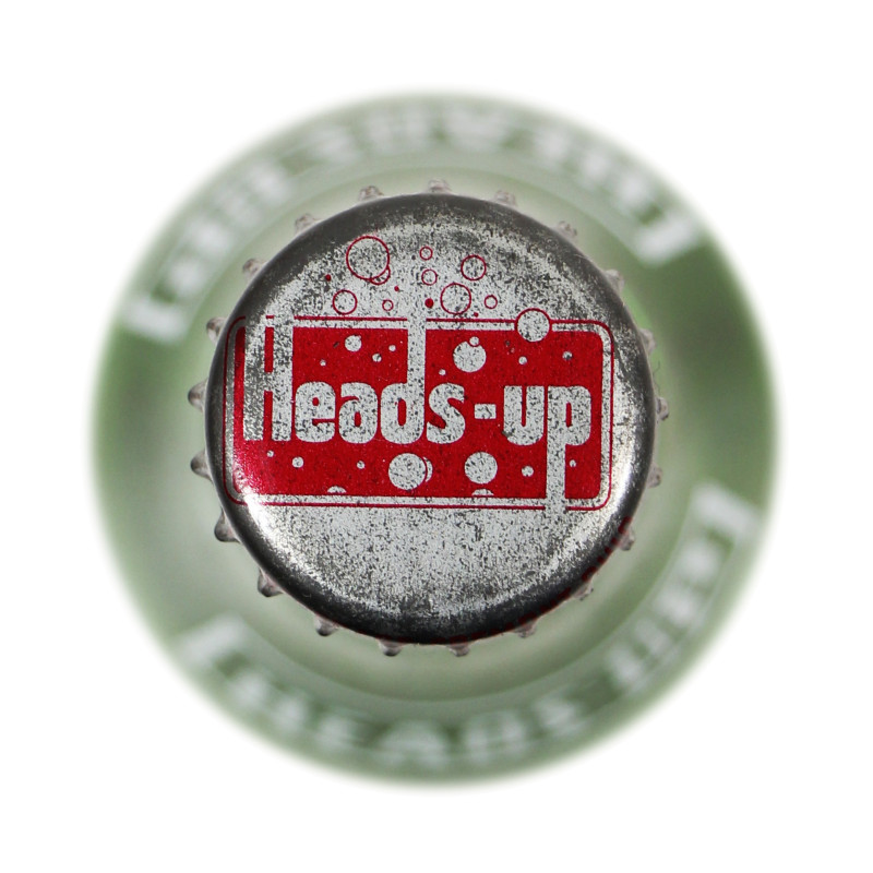 Bottle, Soda, HEADS-UP, full, 1940