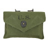 Pouch, First-Aid Packet, M-1942, THE AMERICAN AWNING CO. 1945, with First-Aid Packet