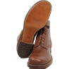 Brodequins de combat US Army, Type I, cuir lisse, pointure 10B, 1943