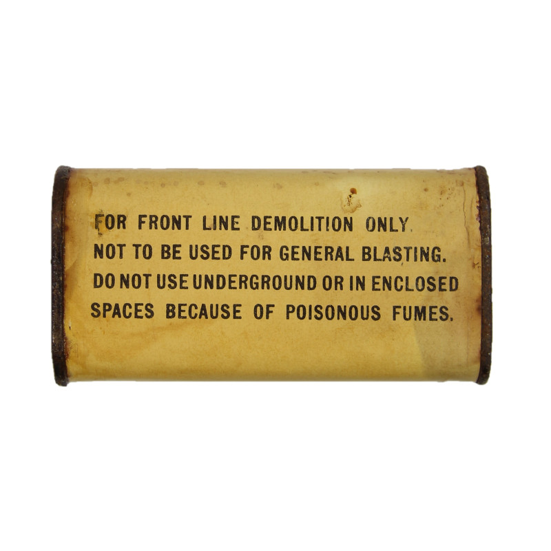 Emballage de TNT, ½ Pound, vide, démolition, Normandie
