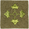 Insigne, 4th Infantry Division, Feutre
