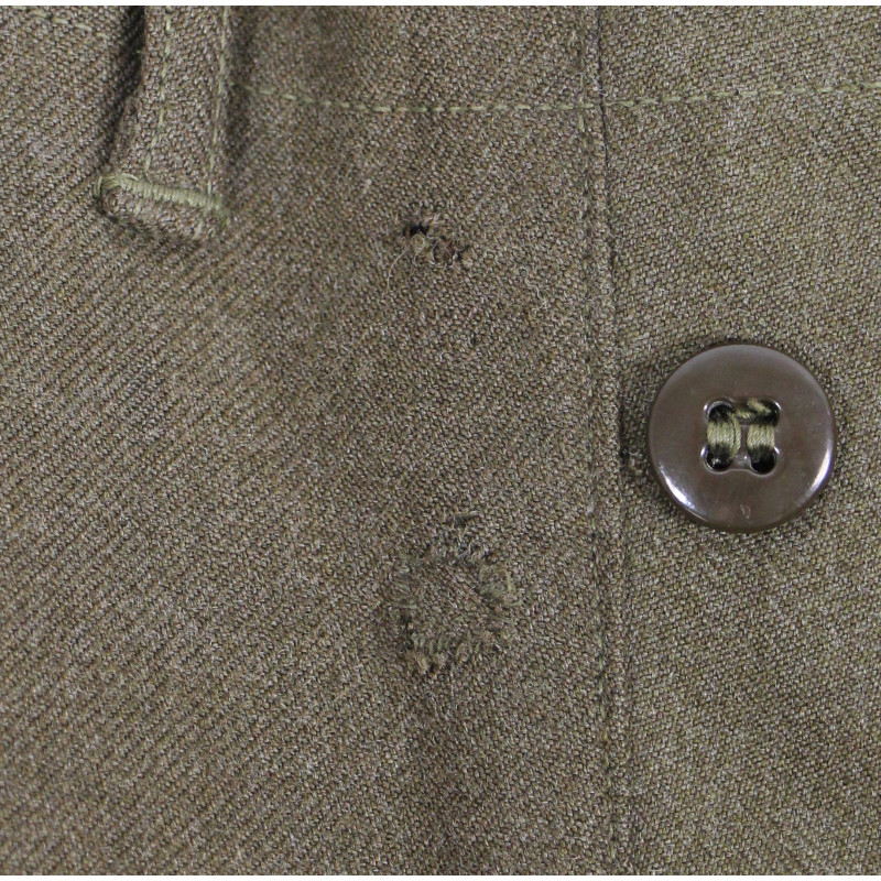 Trousers, Wool, Serge, Special, O.D., Waist 34