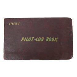 Pilot Log Book, 2nd Lt. Hugh Wilson, Jr., navigateur sur B-17, 525th BS, 379th BG, 8th Air Force, USAAF, ETO