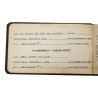 Pilot Log Book, 2nd Lt. Hugh Wilson, Jr., navigateur sur B-17, 525th BS, 379th BG, 8th Air Force, USAAF, ETO