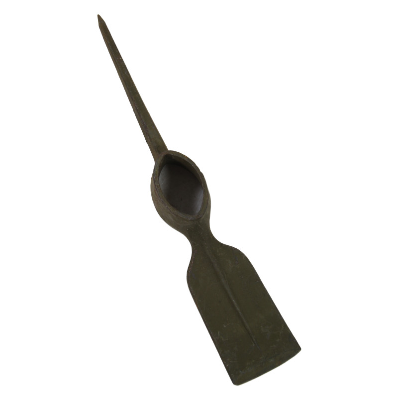 Pick-Mattock, Intrenching, M-1910, DIAMOND CALK 1944 + Carrier, V.C. CO. 1943