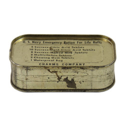 Ration, Emergency, US Navy, for Life Rafts, CHARMS COMPANY, Untouched