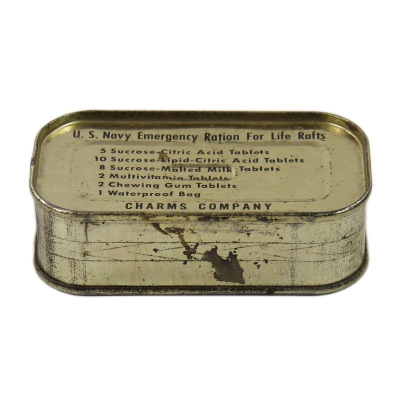 Ration, Emergency, US Navy, for Life Rafts, CHARMS COMPANY, Untouched