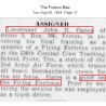 Tag, Identification, Temporary Grave, 2nd Lt. John Oates, 863rd BS, 493rd BG, KIA September 12, 1944