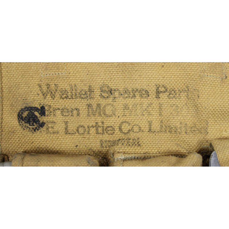 Bag, Bren Light Machine Gun, Canadian, with Wallet, Spare Parts, Normandy
