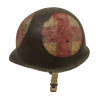 Casque M1, pattes mobiles, Medic, trois croix rouges, liner MSA, A washers verts